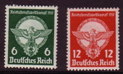 Duitse Zegels uit 1939 "SA" (DR 689-690), Verzamelen, Militaria | Tweede Wereldoorlog, Overige soorten, Duitsland, Verzenden