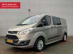 Ford Transit Custom 290 2.2 TDCI L2H DC AIRCO NAVI 6 PERS 13, Origineel Nederlands, Te koop, Beige, 6 stoelen