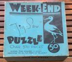 Puzzel “week-end” J.H.Bekkers “ 1934 300 stuks compleet, Ophalen of Verzenden, Meer dan 50 stukjes, Zo goed als nieuw