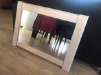 Spiegel met lijst, 90 X 64 x3 cm, Ophalen of Verzenden, Gebruikt, Rechthoekig, Minder dan 100 cm