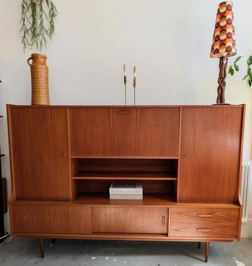 Vintage wandmeubel kast jaren 60, Huis en Inrichting, Kasten | Overige, Gebruikt, Ophalen of Verzenden