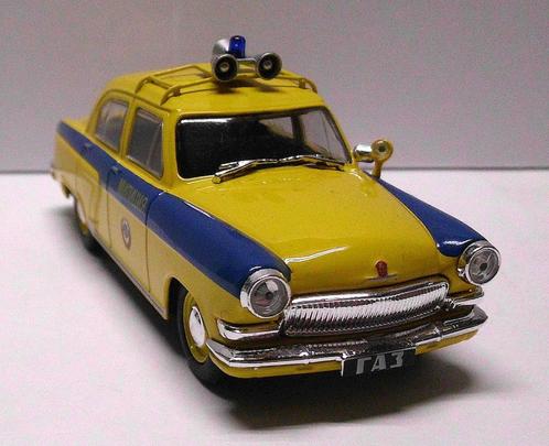 GAZ Volga 1965 Politie - NIEUW! - DeAgostini 1:43, Hobby en Vrije tijd, Modelauto's | 1:43, Nieuw, Auto, Overige merken, Ophalen of Verzenden