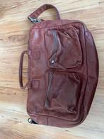 Cowboysbag cognac leder, Ophalen, 30 cm of meer, Gebruikt, Bruin