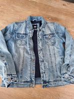 Zgan gevoerde denim jeansjack spijkerjas winterjas 146-152, Kinderen en Baby's, Meisje, Ophalen of Verzenden, Zo goed als nieuw