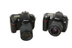 Nikon D70 + D70S met lenzen, Gebruikt, Spiegelreflex, -, -