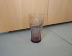 Paars transparant drinkglas glas van Coca-cola 370 ml, Huis en Inrichting, Keuken | Servies, Ophalen of Verzenden, Zo goed als nieuw