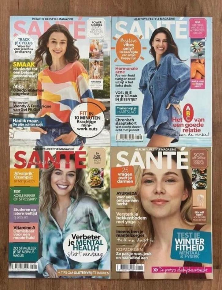 SANTÉ Healthy Lifestyle Magazine - 7 exemplaren, Boeken, Tijdschriften en Kranten, Nieuw, Lichaam en Geest, Ophalen of Verzenden
