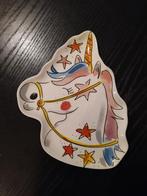 Blond Amsterdam Eenhoorn bord, Ophalen, Zo goed als nieuw, Porselein, Bord of Schaal