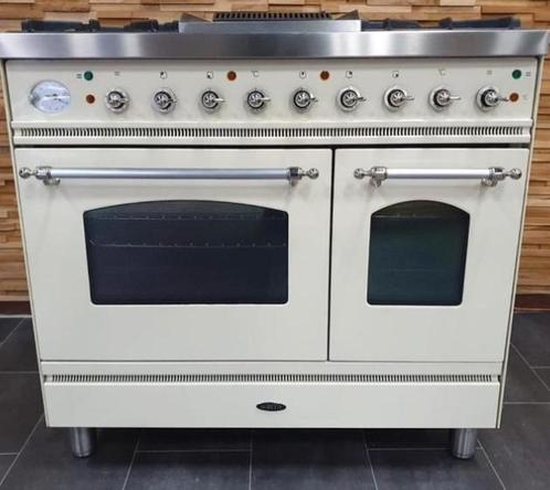 Boretti  gasfornuis, Witgoed en Apparatuur, Fornuizen, Gebruikt, Vrijstaand, Gas, 5 kookzones of meer, 90 tot 95 cm, 60 cm of meer