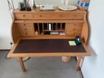 Vintage secretaire bureau eiken, Ophalen, Gebruikt, Bureau