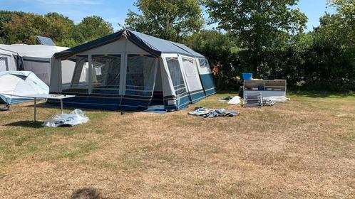 Gerjak Tago vouwwagen met voortent en fietsendrager, Caravans en Kamperen, Tenten, meer dan 6, Gebruikt, Ophalen of Verzenden
