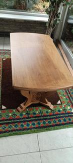 Houten salontafel, Huis en Inrichting, Ophalen, Klassiek, Rechthoekig, Gebruikt