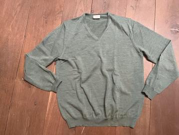 Profuomo Sky Blue Groene Trui Maat L wol beschikbaar voor biedingen