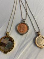 Melano ketting set rosé goud en wit, Ophalen of Verzenden, Zo goed als nieuw, Goud, Overige materialen