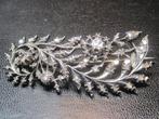 Roosdiamanten veerbroche mooie exemplaar Holland 1818, Ophalen, Zilver, Broche, Met edelsteen