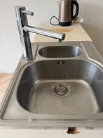 Franke Spoelbak & Grohe Kraan met kleine bak, Ophalen, Minder dan 50 cm, Gebruikt, Minder dan 100 cm