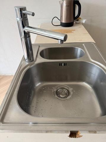 Franke Spoelbak & Grohe Kraan met kleine bak beschikbaar voor biedingen