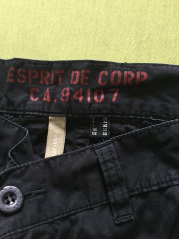 ESPRIT capri Rangerfit maat 30 (S) zwart (niet vaal) beschikbaar voor biedingen