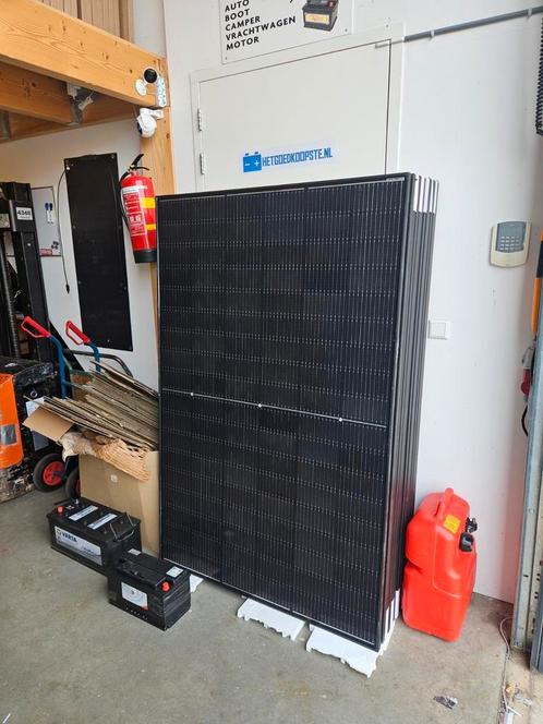 Zonnepaneel 425 watt voor camper zomerhuis boot OP=OP, Caravans en Kamperen, Camper-accessoires, Nieuw, Ophalen