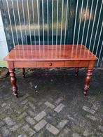 Antieke Houten Tafel met Lade, Ophalen
