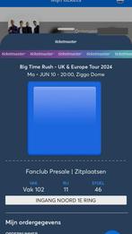 4x Zitplaatsen Big Time Rush Vak 102 Ziggo Dome, Tickets en Kaartjes, Concerten | Pop, Juni, Drie personen of meer
