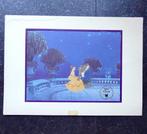 Walt Disney litho print Beauty and the Beast film 1993 Belle, Ophalen of Verzenden, Assepoester of Belle, Gebruikt, Plaatje of Poster