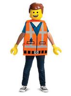 Lego Kostuum Emmet, Kinderen en Baby's, Carnavalskleding en Verkleedspullen, Ophalen of Verzenden, Zo goed als nieuw, Jongen of Meisje