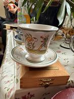 Handbeschilderd kop-en-schoteltje gesigneerd “KE” 1935–1945, Antiek en Kunst, Ophalen of Verzenden