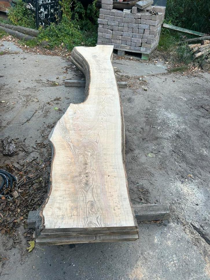 Essen schaaldelen boomstamplanken timmerhout, Doe-het-zelf en Verbouw, Hout en Planken, Plank, Overige houtsoorten, Minder dan 200 cm