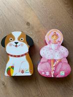Djeco Puzzel Perrito Hond & Ballerina, Ophalen of Verzenden, Minder dan 500 stukjes, Zo goed als nieuw, Legpuzzel