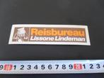 sticker logo reisbureau lissone lindeman *, Ophalen, Zo goed als nieuw, Bedrijf of Vereniging