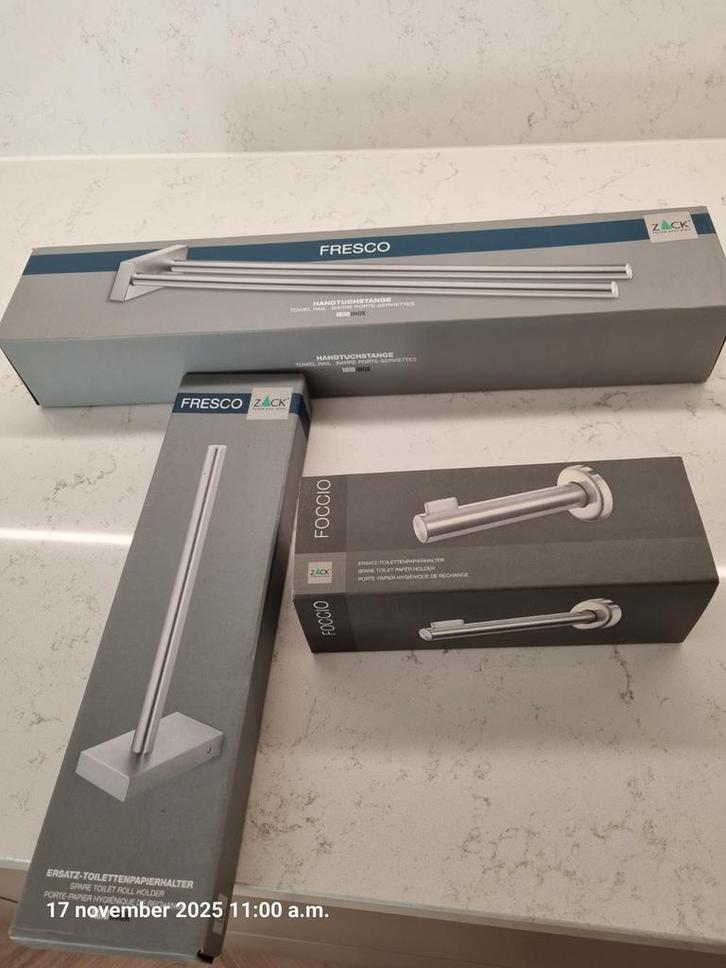 ZACK Badkamer Accessoires Nieuw!, Huis en Inrichting, Badkamer | Badtextiel en Accessoires, Nieuw, Ophalen