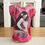 Jus D Pom Shirt Roze (S/M) € 20,-, Kleding | Dames, Nieuw, Ophalen of Verzenden, Korte mouw, Roze