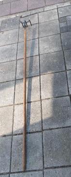Sloothaak - Slootklauw - Drietand - 180cm - Antiek model, Tuin en Terras, Hand-tuingereedschap, Ophalen, Zo goed als nieuw, Hark