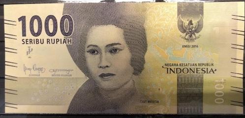 Indonesia 1000 Rupiah 2016 SB0937189 UNC Biljet r-26 jdu, Postzegels en Munten, Bankbiljetten | Azië, Los biljet, Zuidoost-Azië