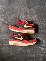 Nike Air Max 1 Zwart/Rood Maat 42, Kleding | Heren, Schoenen, Zwart, Ophalen of Verzenden, Sneakers of Gympen, Gedragen