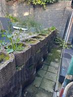 Grindbeton Plantenbakken/Muurblokken (40 stuks), Tuin en Terras, Bloembakken en Plantenbakken, Ophalen, Gebruikt, Balkon, Minder dan 60 cm