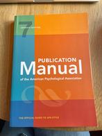 APA Manual 7th Edition, Ophalen of Verzenden, Beta, Zo goed als nieuw, WO