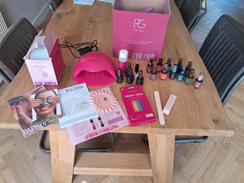 Pink Gellac set, Sieraden, Tassen en Uiterlijk, Uiterlijk | Cosmetica en Make-up, Zo goed als nieuw, Handen en Nagels, Overige kleuren
