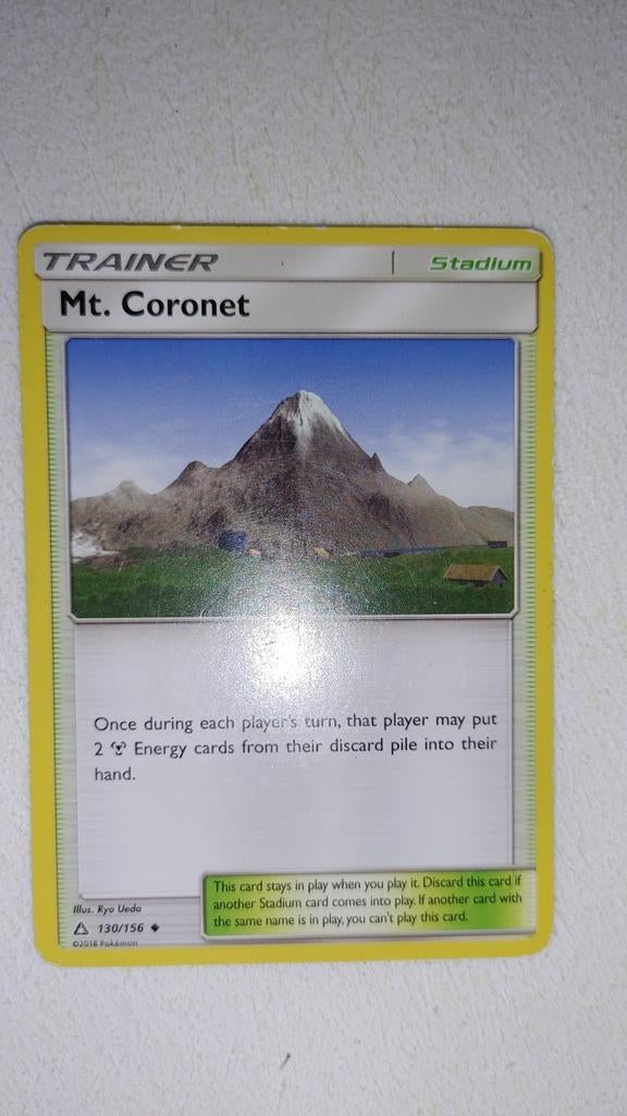 Mt. Coronet - Trainer Stadium kaart, Ophalen of Verzenden, Gebruikt, Losse kaart