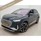 Audi Q4 e-tron 40 S-Line Competition RS Leer PANO Trekhaak S, Auto's, Achterwielaandrijving, Gebruikt, Zwart, Zwart