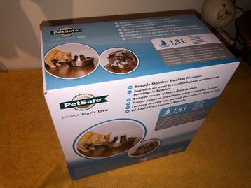 PetSafe Drinkfontein Zeezicht (ongeopend + extra filters) beschikbaar voor biedingen