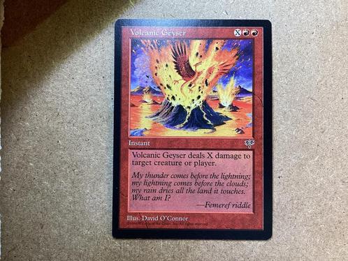 1x Volcanic Geyser (Near Mint), Hobby en Vrije tijd, Verzamelkaartspellen | Magic the Gathering, Zo goed als nieuw, Losse kaart