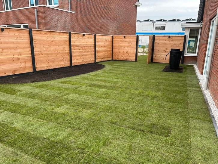 Schutting Hardhout composiet hout-beton ? 10% WINTERKORTING, Tuin en Terras, Schuttingen, Nieuw, Hout, 1 tot 2 meter, Minder dan 3 meter