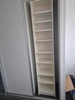 Witte Boekenkast met Planken, Minder dan 50 cm, Gebruikt, 200 cm of meer, Ophalen of Verzenden