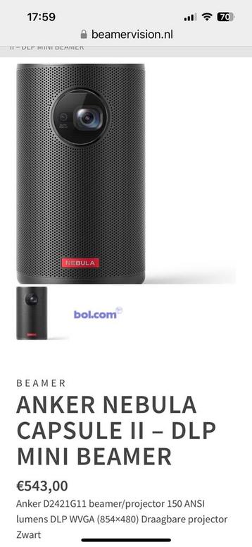 Nebula anker beamer beschikbaar voor biedingen