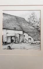 Mooie pentekening boerderij (rustiek), Ophalen of Verzenden