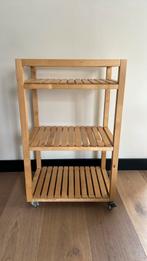 RÅGRUND badkamerrekje bamboe, Ophalen, Gebruikt, 50 tot 100 cm, Minder dan 100 cm
