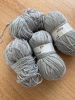 Grijze Royal Wol - 4 Bollen, Hobby en Vrije tijd, Breien en Haken, Ophalen, Zo goed als nieuw, Breien of Haken, Wol of Garen