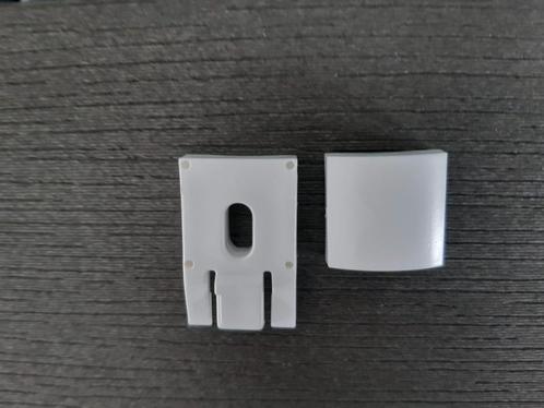 gordijnrail Plafondsteun wit met kap 8 stuks merk Wepro, Huis en Inrichting, Stoffering | Gordijnen en Lamellen, Nieuw, Minder dan 100 cm